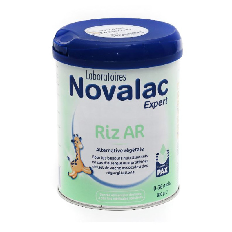 NOVALAC EXPERT RIZ AR 0-36 MOIS LAIT 800G